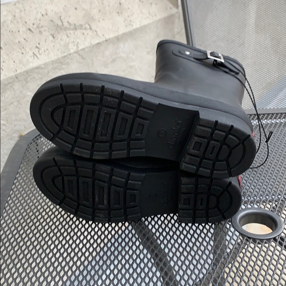 NWT Chooka Delridge Mid Calf Black Rain Boot - Picture 5 of 5